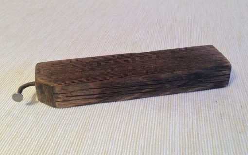 Pine rustic bottle opener dark stain - Image 2