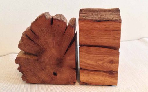 Book ends - solid oak - Image 3