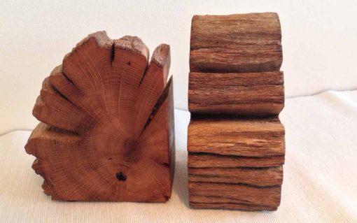 Book ends - solid oak - Image 5