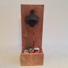 Pine rustic mounted bottle opener - magnetic - Image 3