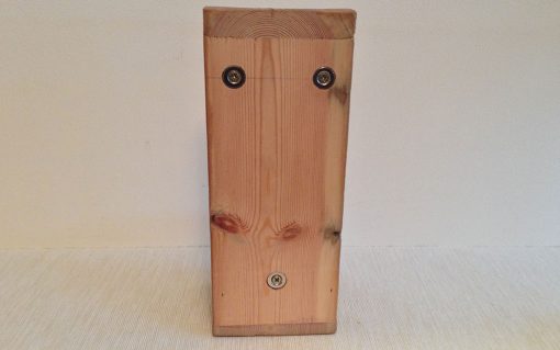 Pine rustic mounted bottle opener - magnetic - Image 4