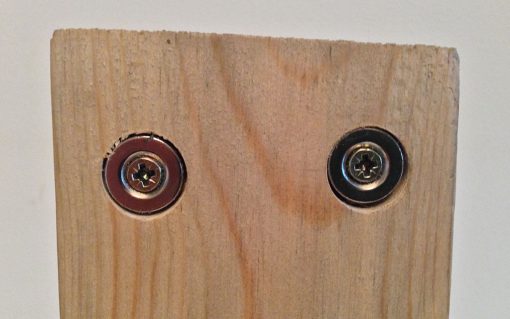 Pine rustic mounted bottle opener - magnetic - Image 5