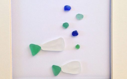 Fish/bubbles 8" square photo frame - Image 3