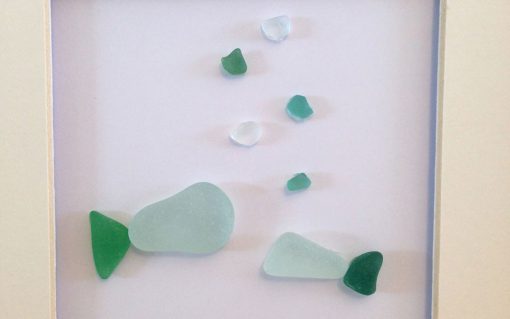 Fish bubbles 8" square photo frame - Image 3
