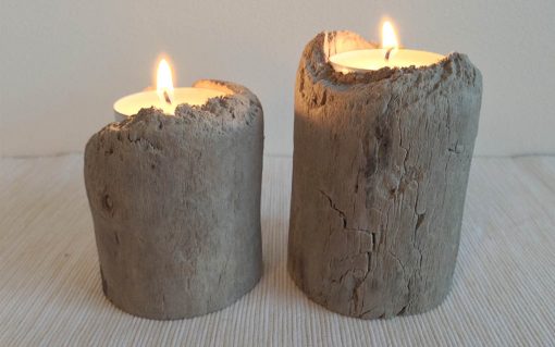 Driftwood rustic pillar 2 piece - Image 2