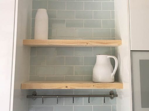 Scaffold board shelving 3