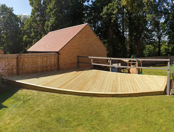 Treated Timber Deck