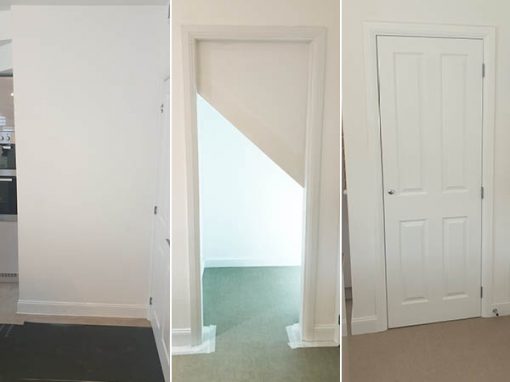 Understair pantry storage