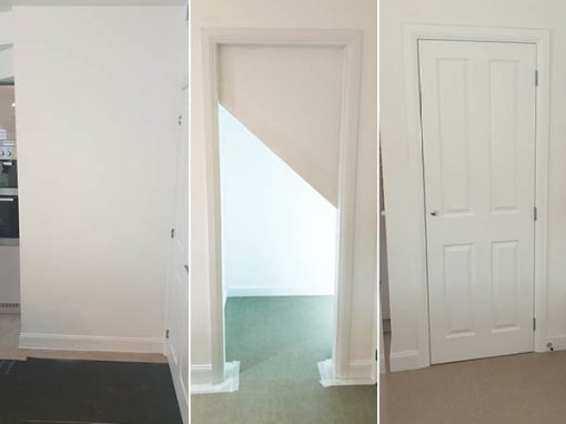 Understair pantry storage