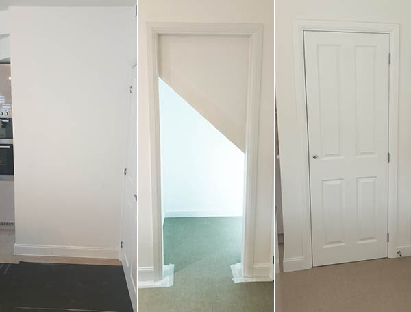 Understair pantry storage