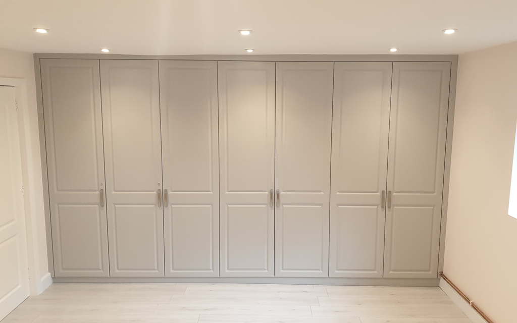 Custom Storage cupboards with white MFC
