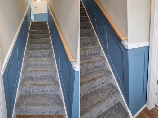 Stairwell wall panelling