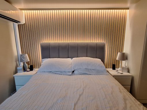 Bedroom feature wall